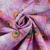 Cotton - Peacock Twerks - Pink 2 Cotton - Peacock Twerks - Pink -Croft Mill john louden true craft peacock twerk pink cotton fabric cud