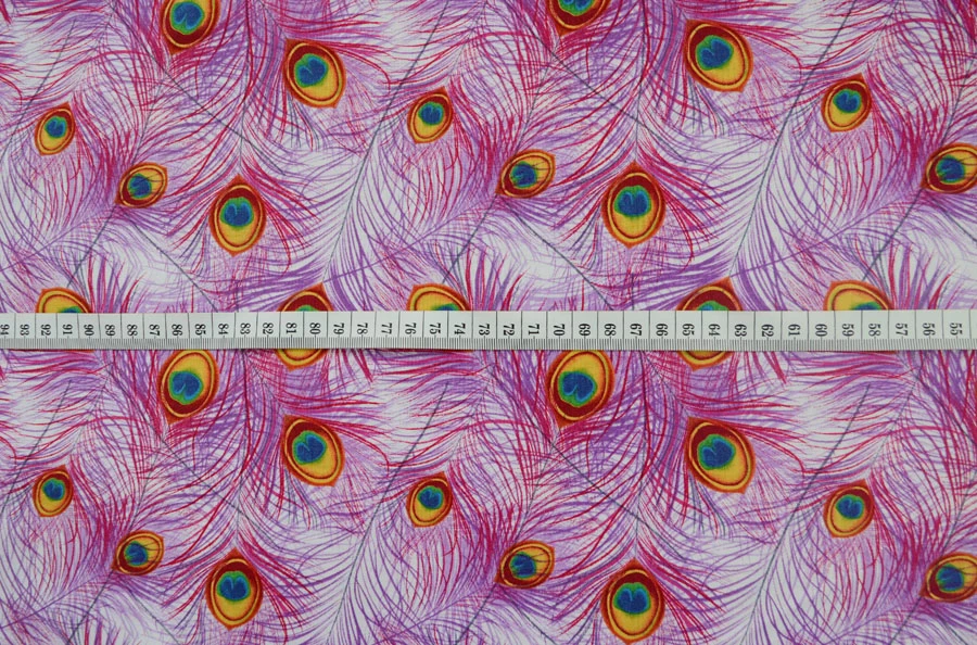 Cotton - Peacock Twerks - Pink 5 Cotton - Peacock Twerks - Pink - Image 3