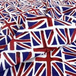 Union Jack - RWB -Croft Mill jubilee union jack cotton fabric cub 2