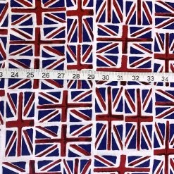 Union Jack - RWB -Croft Mill jubilee union jack cotton fabric s 2