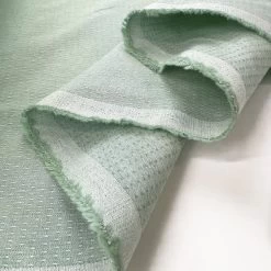 Jude - Green -Croft Mill jude cotton trousering fabric green fold