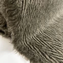 Kalahari -Croft Mill kalahari brown chevron pattern wool acrylic viscose fabric knitted in italy roll