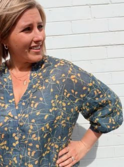 Style Arc - Kent Woven Tunic Pattern (UK 18-30) 13 Style Arc - Kent Woven Tunic Pattern (UK 18-30) -Croft Mill kent woven tunic pattern by style arc 2