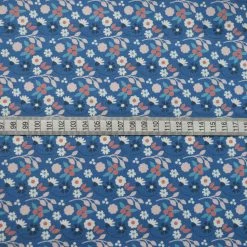 Kitson - Royal Floral 7 Kitson - Royal Floral -Croft Mill kitson royal floral royal white pink floral solid craft quilt cotton fabric s