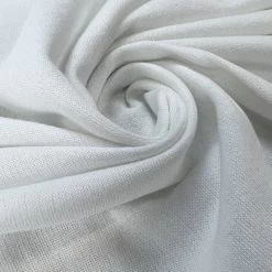 Wider Than A Mile - White -Croft Mill knitted cotton fabric wider than a mile white twist