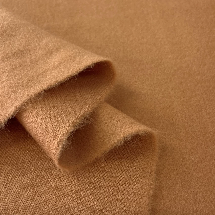 Knitted Mouflon Coating - Tan 3 Knitted Mouflon Coating - Tan