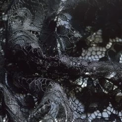 Double Scallop Lace - Black