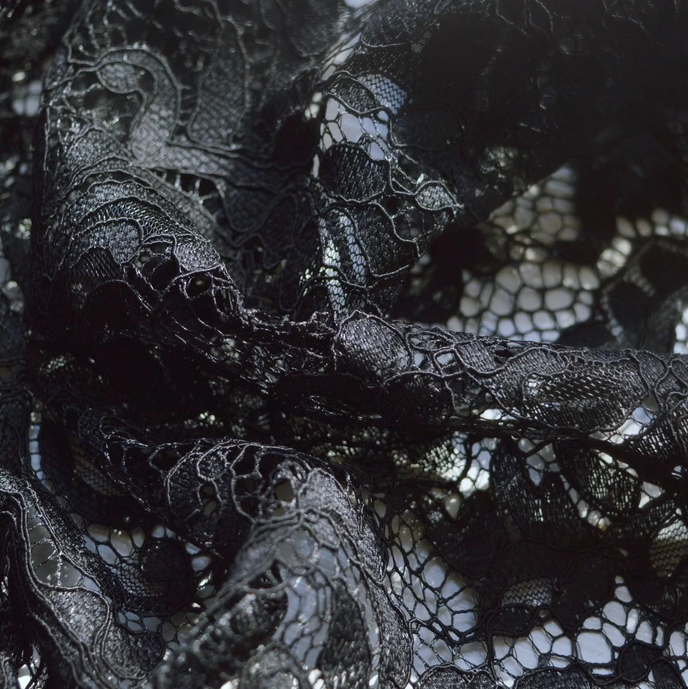 Double Scallop Lace - Black 3 Double Scallop Lace - Black