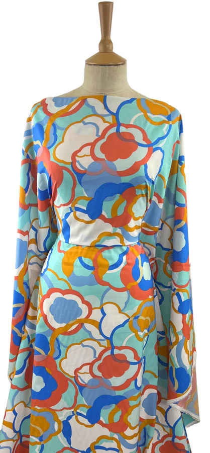 Pima Cotton Lawn - Oceans Coral 6 Pima Cotton Lawn - Oceans Coral - Image 4