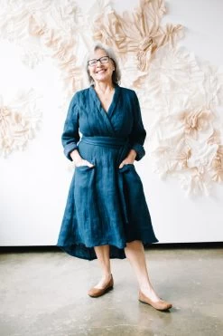 Sew Liberated - Lichen Duster Coat & Dress Pattern (Sizes 0-30) 13 Sew Liberated - Lichen Duster Coat & Dress Pattern (Sizes 0-30) -Croft Mill lichen duster coat and dress pattern by sew liberated 5