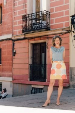 Liesl + Co - Garibaldi A Line Skirt Sewing Pattern (Sizes: 0-20) -Croft Mill liesl and co garibaldi a line skirt 1