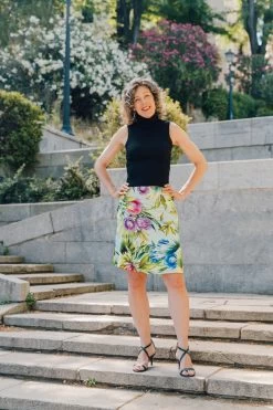 Liesl + Co - Garibaldi A Line Skirt Sewing Pattern (Sizes: 0-20) -Croft Mill liesl and co garibaldi a line skirt 6