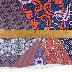 Amy 11 Amy -Croft Mill lightweight polyester satin fabric amy ruler