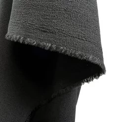 Lona Crepe - Black 7 Lona Crepe - Black -Croft Mill lona crepe black dressmaking fabric mannequin drape