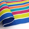 Luxe - Canvas - Pop Art -Croft Mill luxe water resistant canvas pop art water resistant striped multicoloured canvas fabric close up fabric photo
