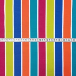Luxe - Canvas - Pop Art 7 Luxe - Canvas - Pop Art -Croft Mill luxe water resistant canvas pop art water resistant striped multicoloured canvas fabric scale fabric photo