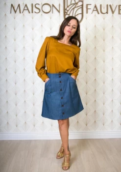Maison Fauve - Kim Skirt Pattern 12 Maison Fauve - Kim Skirt Pattern -Croft Mill maison fauve kim skirt sewing pattern 1