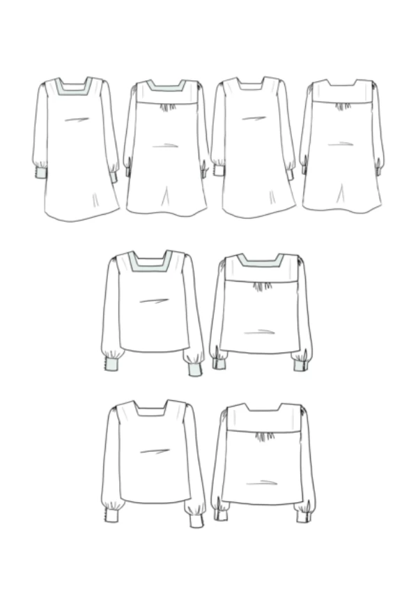 Maison Fauve - Lauren Blouse Dress Pattern 12 Maison Fauve - Lauren Blouse Dress Pattern - Image 10