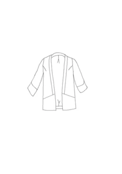 Maison Fauve - Sable Jacket Pattern -Croft Mill maison fauve sable jacket sewing pattern sketch