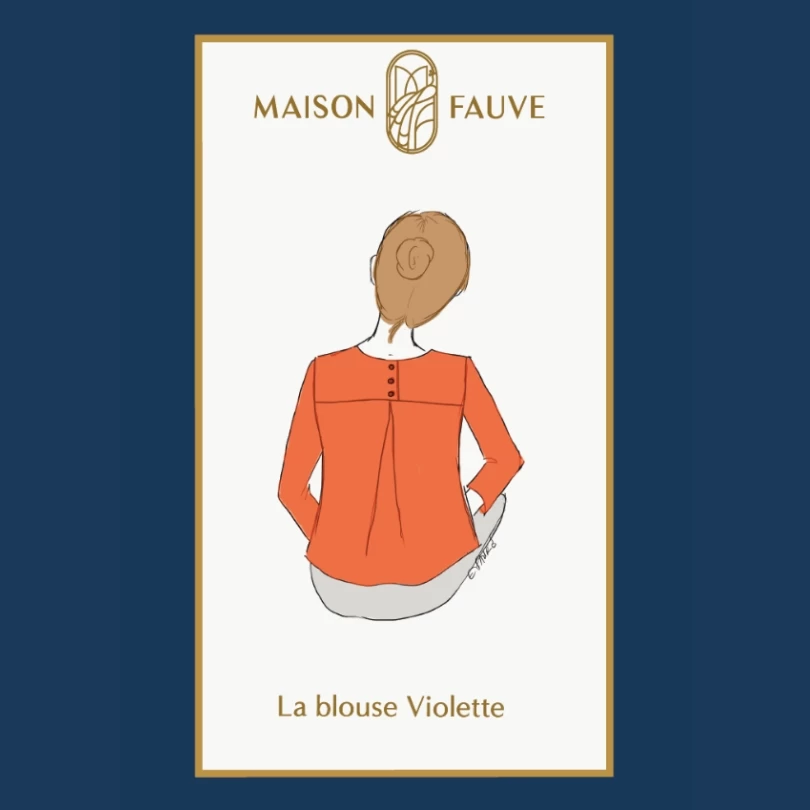 Maison Fauve - Violette Blouse Pattern 3 Maison Fauve - Violette Blouse Pattern