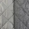 The Scholar - Quilted Wool -Croft Mill marl grey lined twill quilting fabric the scholar quilted wool