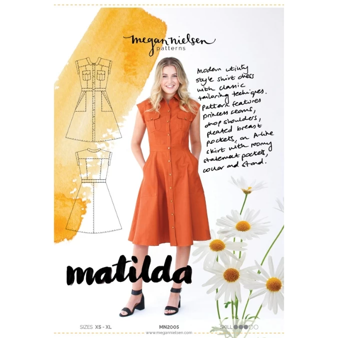 Megan Nielsen - Matilda Dress Pattern (Sizes 0-20) 5 Megan Nielsen - Matilda Dress Pattern (Sizes 0-20) - Image 3