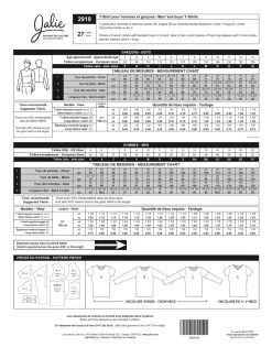 Jalie - Men's/Boys T Shirt Pattern (27 Sizes) -Croft Mill men s t shirt s pattern jalie backcover