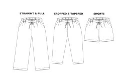 Merchant & Mills - 101 Trouser Sewing Pattern (Sizes 20-28) 19 Merchant & Mills - 101 Trouser Sewing Pattern (Sizes 20-28) -Croft Mill merchant mills 101 trouser pattern sizes 20 28 sketch