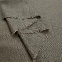 Milan - Stone 7 Milan - Stone -Croft Mill milan stone nylon viscose plain knitted jersey dress fabric fold