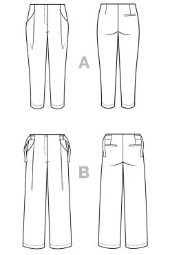 Closet Core Patterns - Mitchell Trousers Pattern (Sizes 0-20) 19 Closet Core Patterns - Mitchell Trousers Pattern (Sizes 0-20) -Croft Mill mitchell trousers by closet core patterns 7