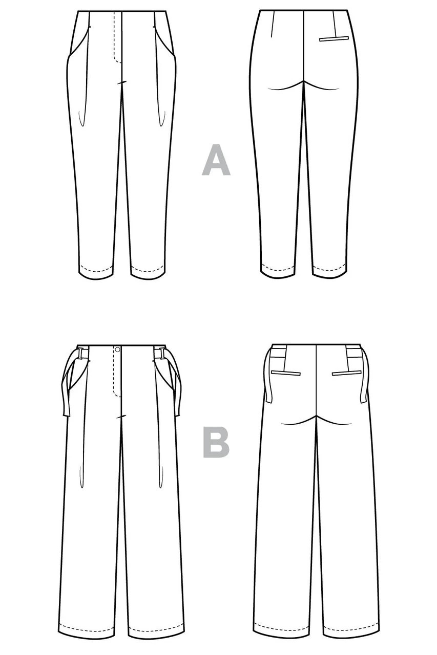Closet Core Patterns - Mitchell Trousers Pattern (Sizes 0-20) 11 Closet Core Patterns - Mitchell Trousers Pattern (Sizes 0-20) - Image 9