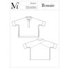 Monsterfabriken - Bonnie Top Pattern (80-116cm Chest)