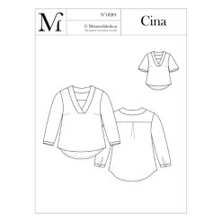 Monsterfabriken - Cina Top Pattern (96-116cm Chest)
