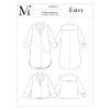 Monsterfabriken - Ester Dress & Shirt Pattern (80-96cm Chest) 1 Monsterfabriken - Ester Dress & Shirt Pattern (80-96cm Chest) -Croft Mill monsterfabriken ester dress and shirt pattern cover 1