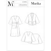 Monsterfabriken - Marika Dress, Top & Jacket Pattern (72-116cm Chest) 2 Monsterfabriken - Marika Dress, Top & Jacket Pattern (72-116cm Chest) -Croft Mill monsterfabriken marika dress top and jacket pattern cover