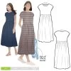 Style Arc - Montana Midi Dress Pattern (UK 18-30) -Croft Mill montana midi dress pattern style arc cover