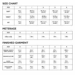 Tessuti - Myka Top Sewing Pattern (Sizes 6-22) 12 Tessuti - Myka Top Sewing Pattern (Sizes 6-22) -Croft Mill myka size chart