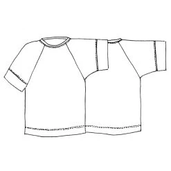 Tessuti - Myka Top Sewing Pattern (Sizes 6-22) 19 Tessuti - Myka Top Sewing Pattern (Sizes 6-22) -Croft Mill myka sketch