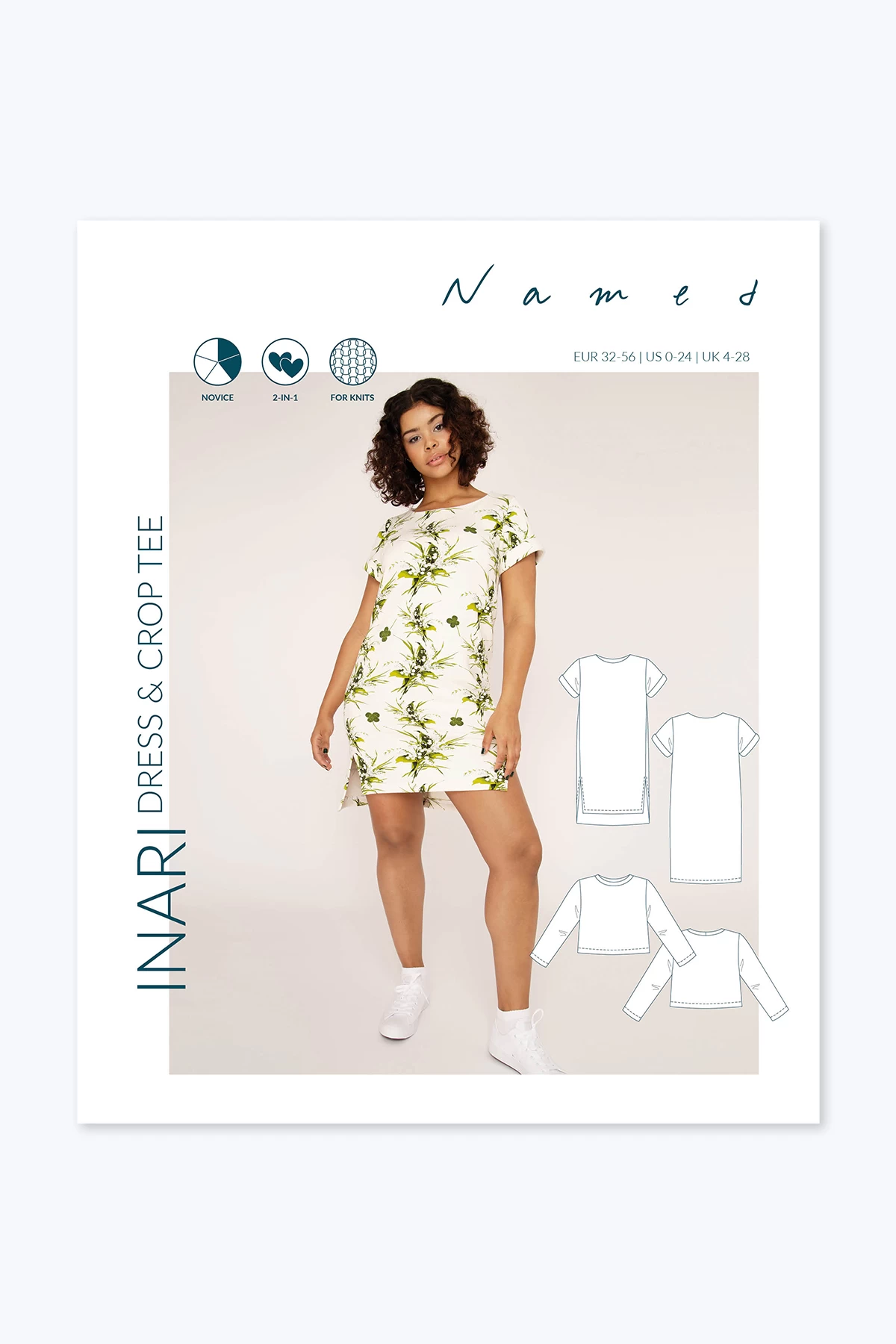 Named - Inari Dress & Top Pattern (Sizes 4-28) 3 Named - Inari Dress & Top Pattern (Sizes 4-28)