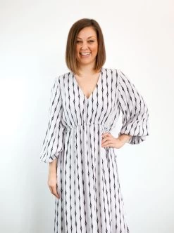 Style Arc - Naomi Woven Dress Pattern (UK 4-16) -Croft Mill naomi woven dress pattern style arc 2 1