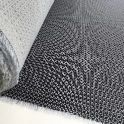 What Light Shines - Mosaic -Croft Mill navy cotton shirting fabric what light shines mosaic roll