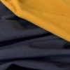Soft Shell - Navy Mustard -Croft Mill navy yellow soft shell coating fabric cu