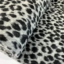 Not In The Shops 16 Not In The Shops -Croft Mill not in the shops black grey animal print woll poly coat fabric b