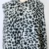 Not In The Shops -Croft Mill not in the shops black grey animal print woll poly coat fabric m