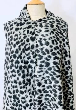 Not In The Shops 11 Not In The Shops -Croft Mill not in the shops black grey animal print woll poly coat fabric m gallery