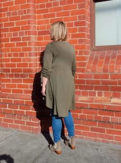 Style Arc - Oakley Knit Tunic Sewing Pattern (UK 18-30) -Croft Mill oakley knit tunic pattern vy style arc 3