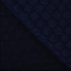 Quilted - Coco Stretch - Navy