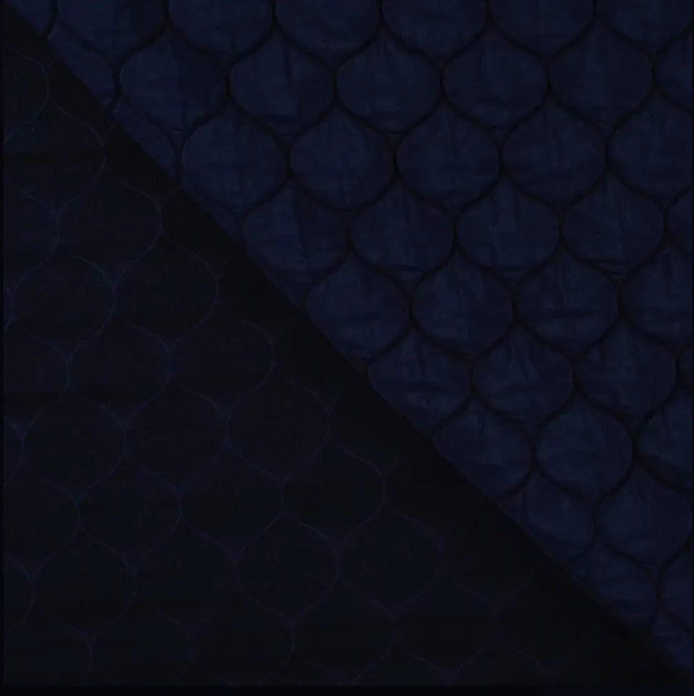 Quilted - Coco Stretch - Navy 3 Quilted - Coco Stretch - Navy