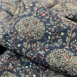 Pima Cotton Lawn - Mulberry Tree - Blue & Green -Croft Mill pima cotton lawn mulberry tree blue cotton lawn fabric cu1 gallery