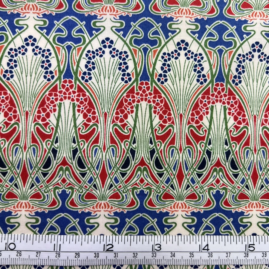 Pima Cotton Lawn - Vine - Red 4 Pima Cotton Lawn - Vine - Red - Image 2